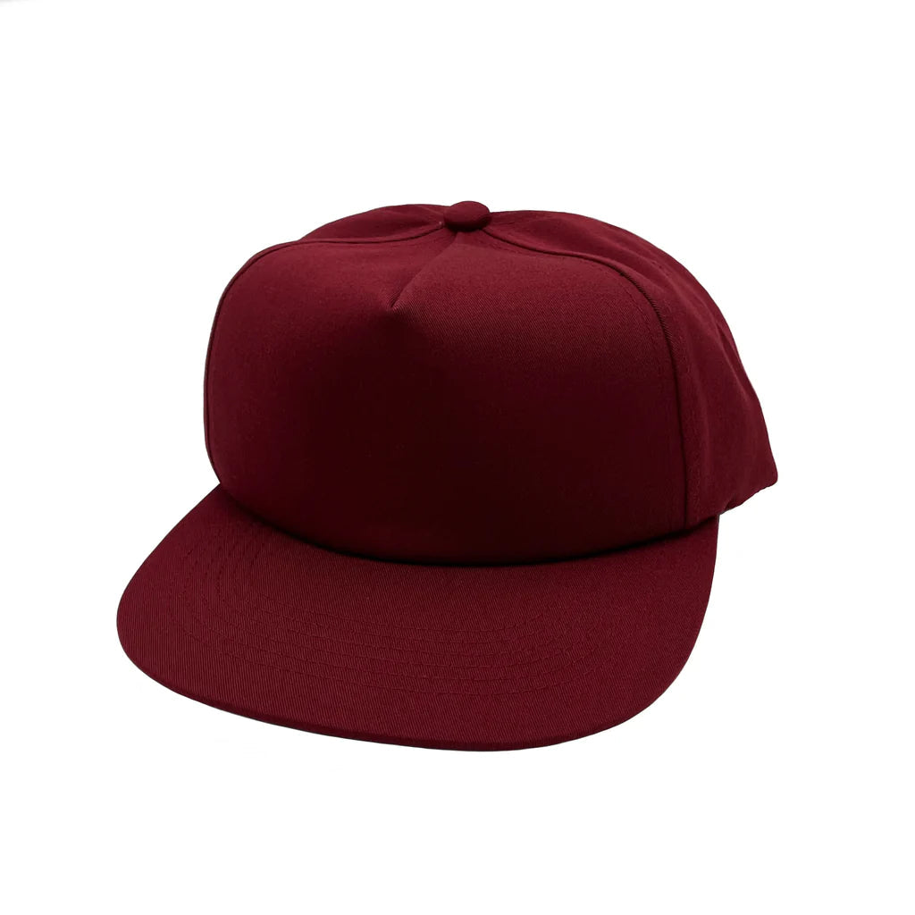 GNV-011POV-CVC 5 Panels Unstructured Flat Bill Cap