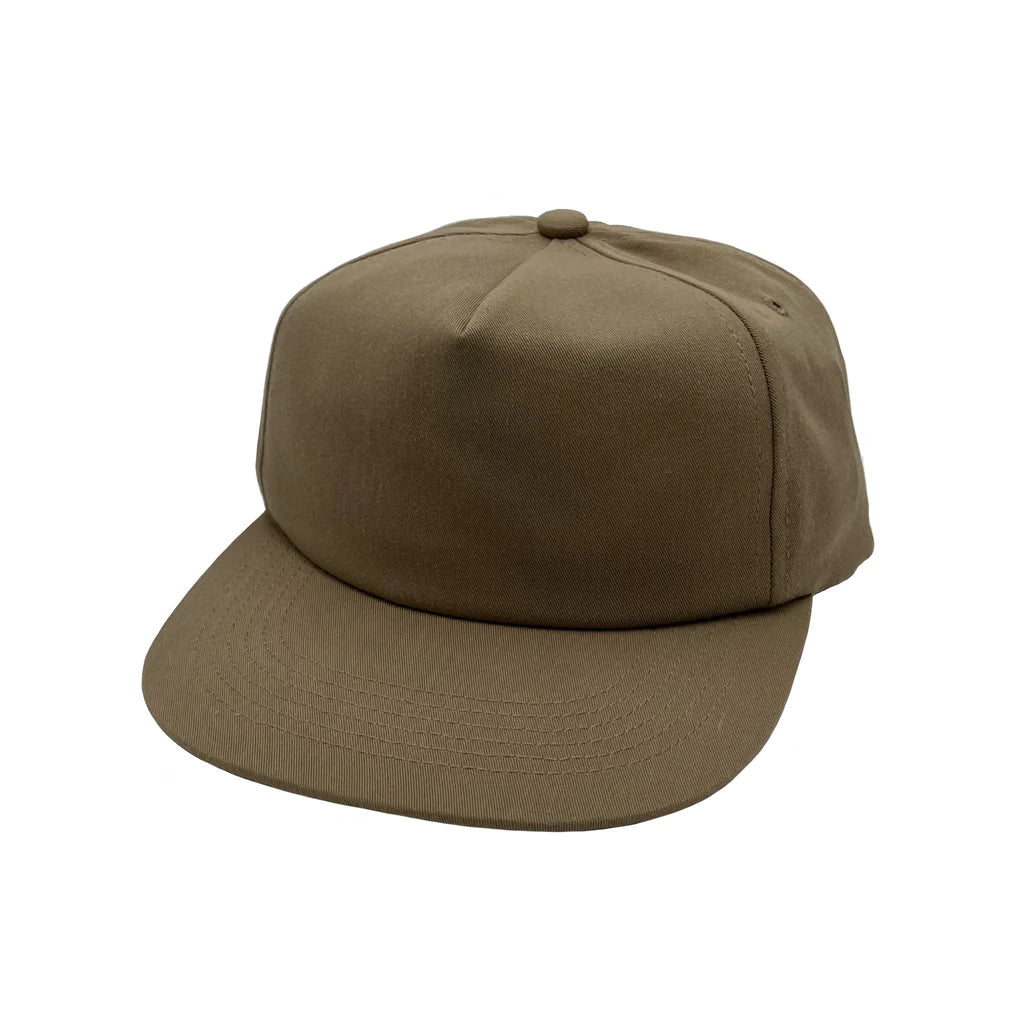 GNV-011POV-CVC 5 Panels Unstructured Flat Bill Cap