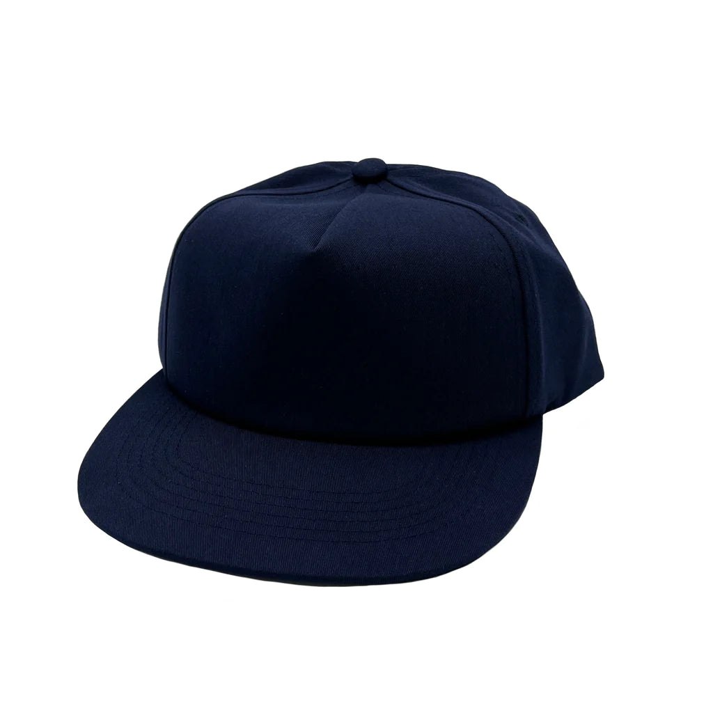 GNV-011POV-CVC 5 Panels Unstructured Flat Bill Cap
