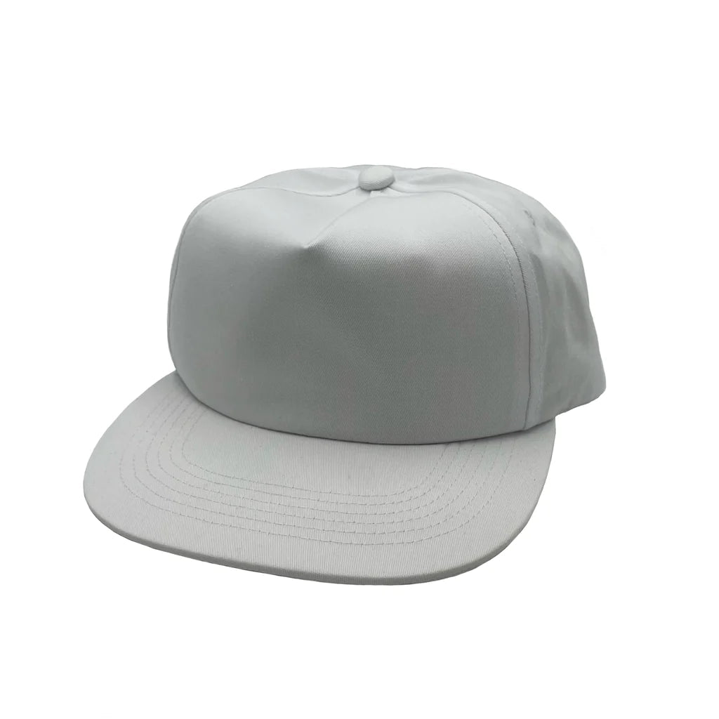 GNV-011POV-CVC 5 Panels Unstructured Flat Bill Cap