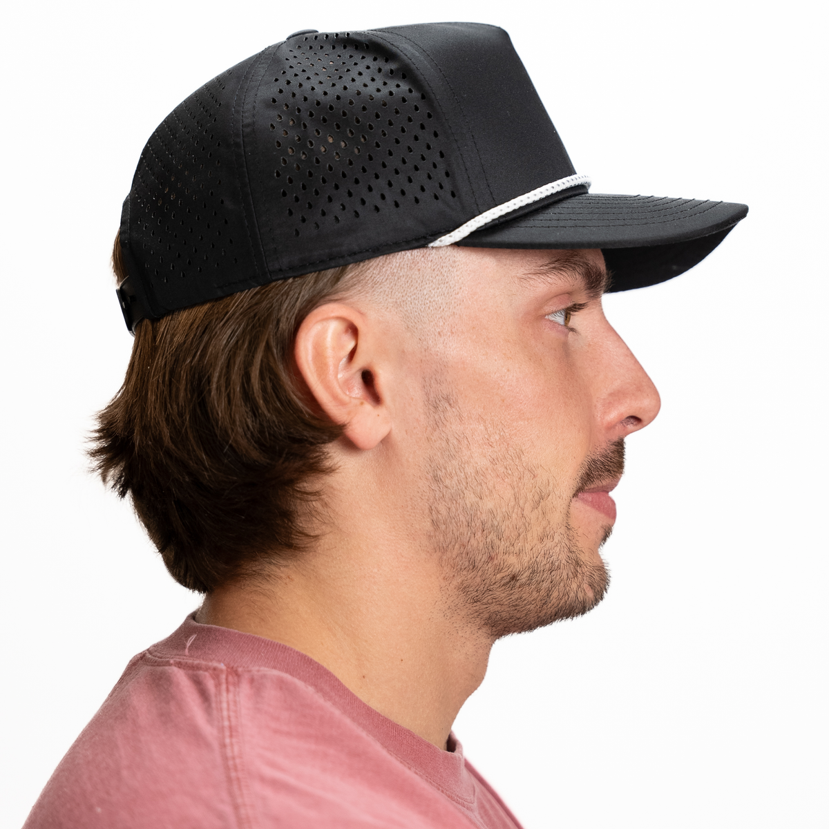 GNV-DT724POV - 5 Panels Droplets W/String Curved Bill